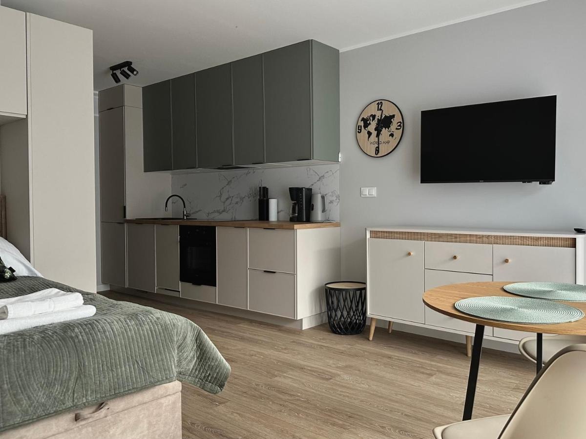 Hygge Apartment Portovo — pokój z aneksem kuchennym