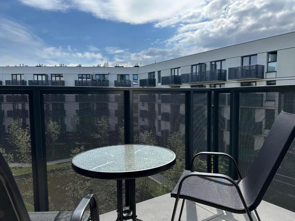 Balkon z miejscem do siedzenia — Scandiline Apartment Portovo